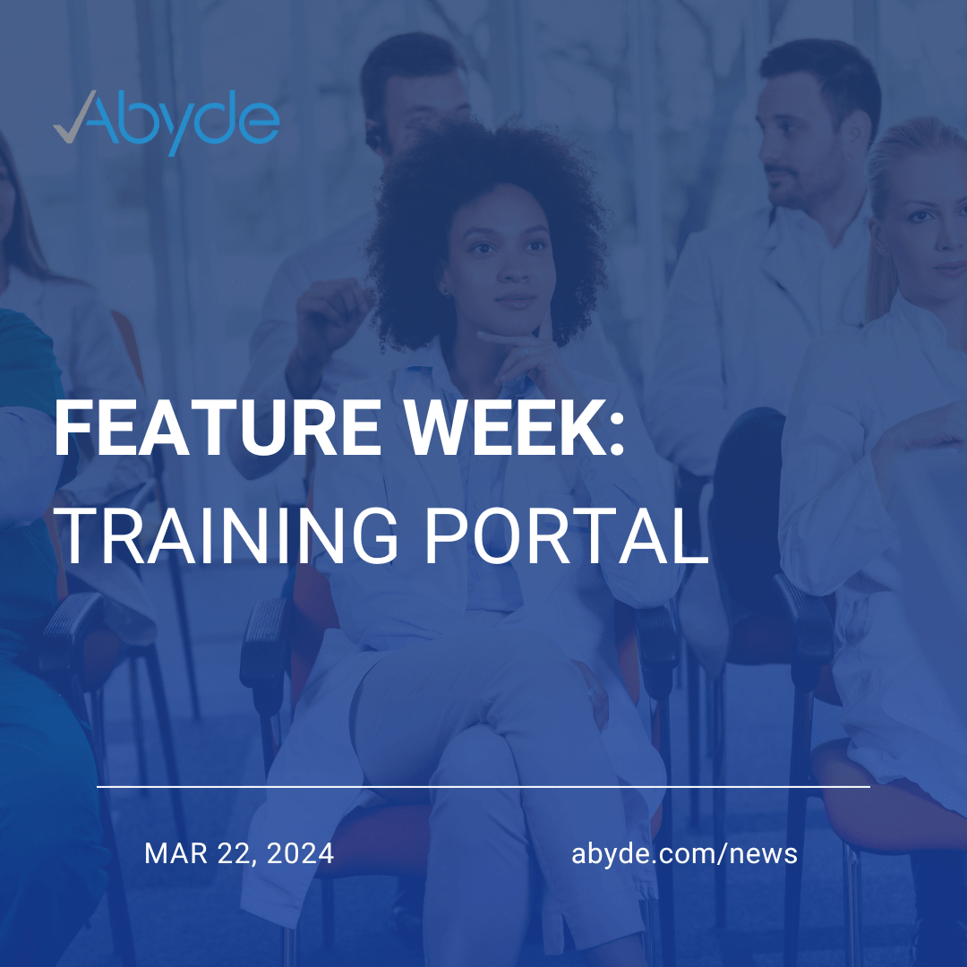 Abyde Feature Week: Training Portal
