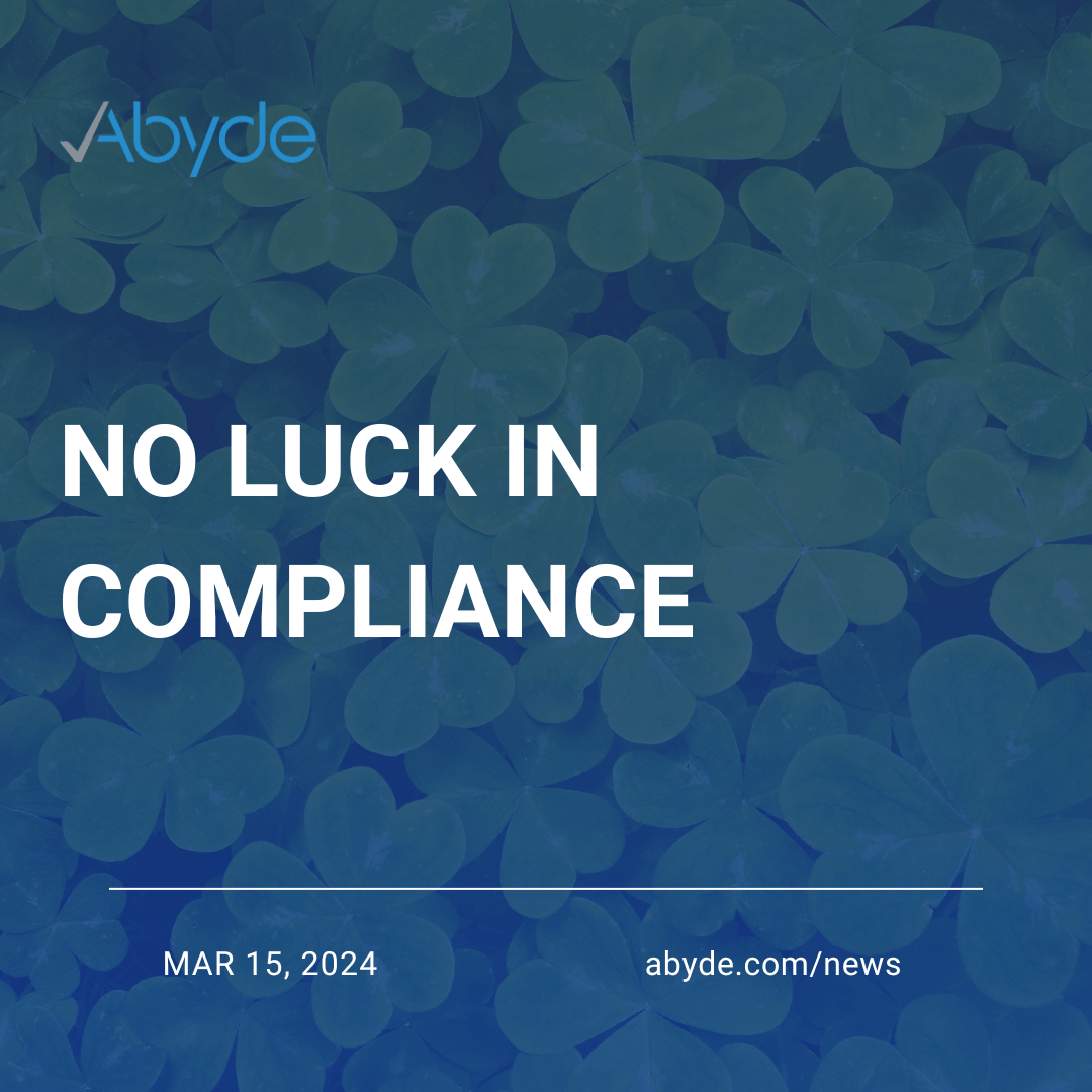 No Luck in Compliance