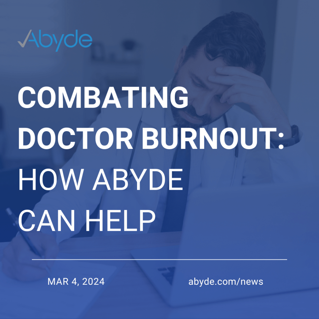 Combating Doctor Burnout