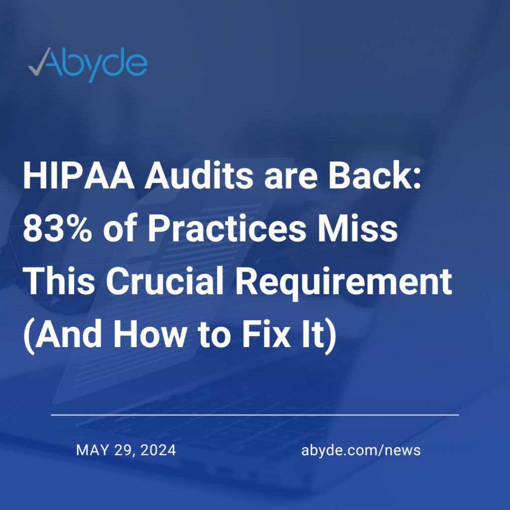 83% of Practices Miss This Crucial HIPAA Requirement