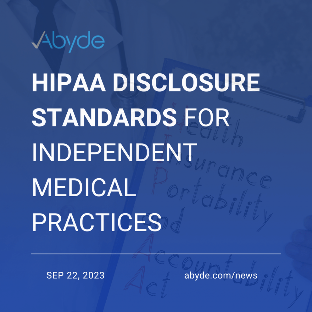 HIPAA Disclosure Standards