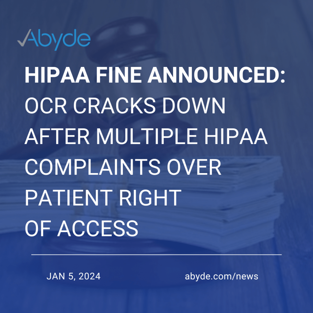 Optum Medical Care of New Jersey HIPAA Fine