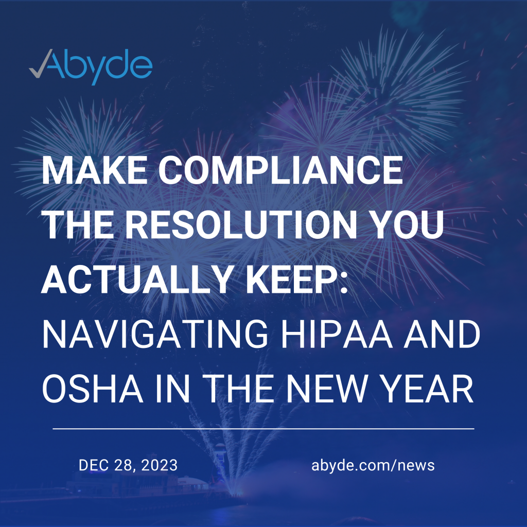 New Year HIPAA Compliance