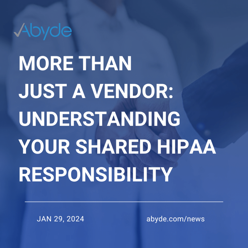 Business Associate HIPAA Responsibility