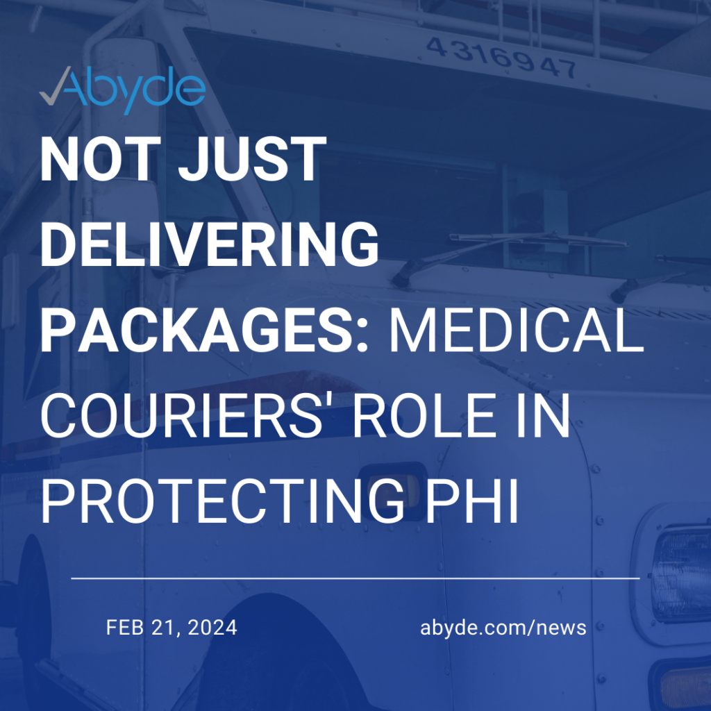 Medical Couriers HIPAA Compliance