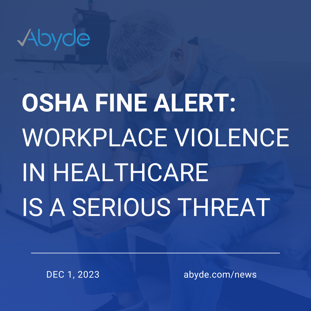 Workplace Violence OSHA Fine