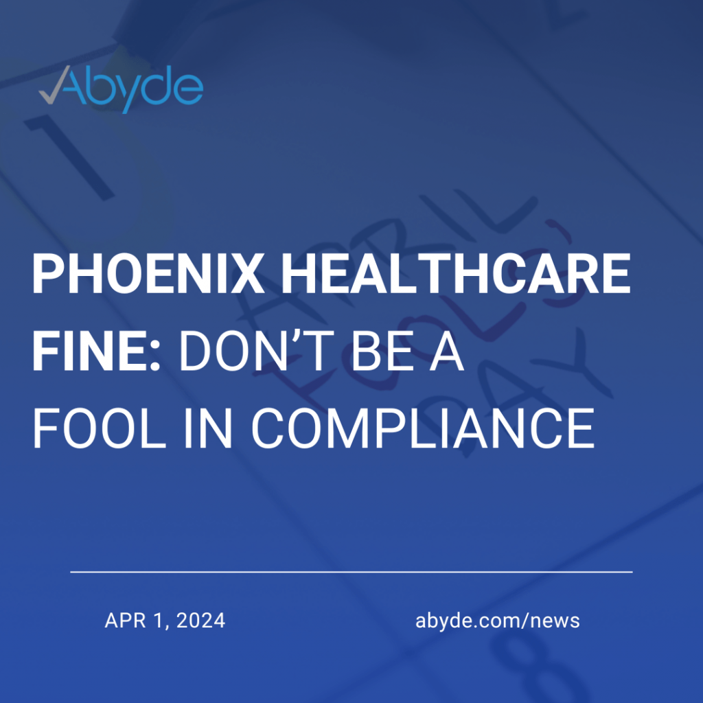 Phoenix Healthcare HIPAA Fine