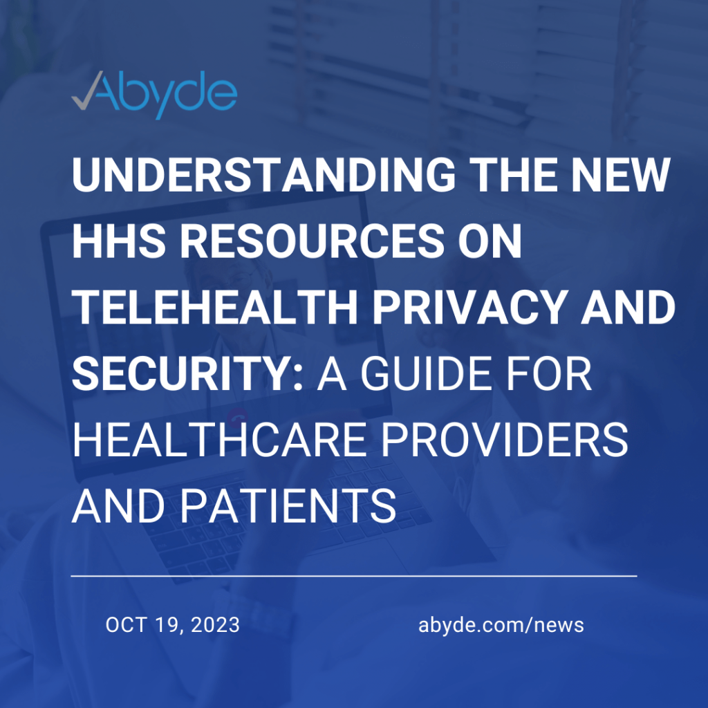 HHS Resources on Telehealth Privacy and Security