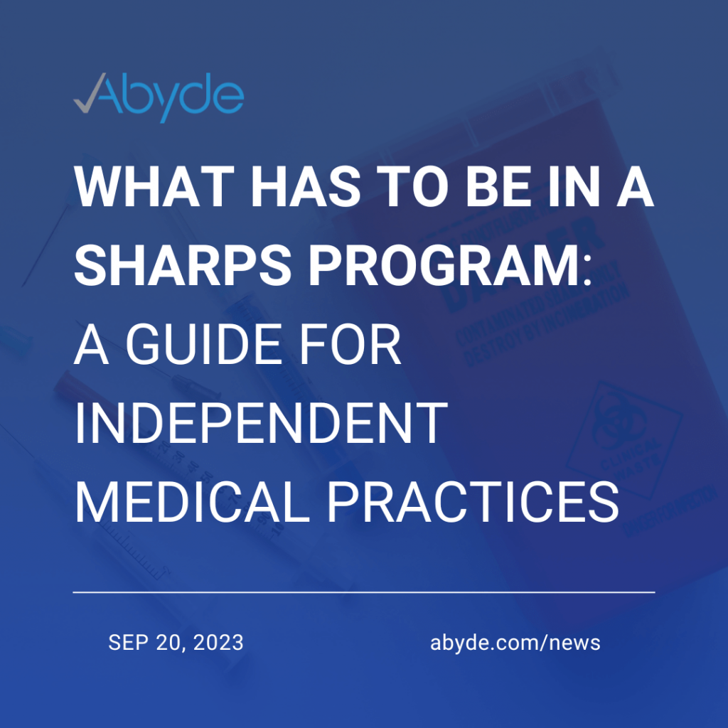 Compliant Sharps Program