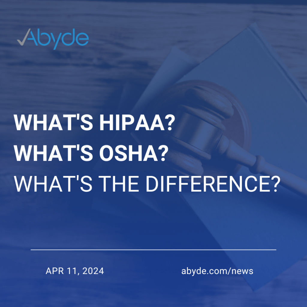 HIPAA vs OSHA