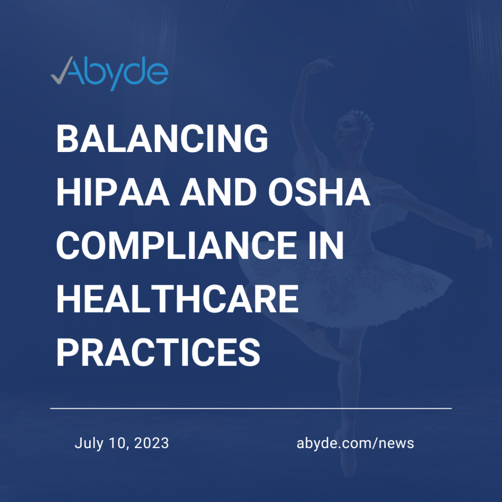 HIPAA and OSHA Compliance in Healthcare