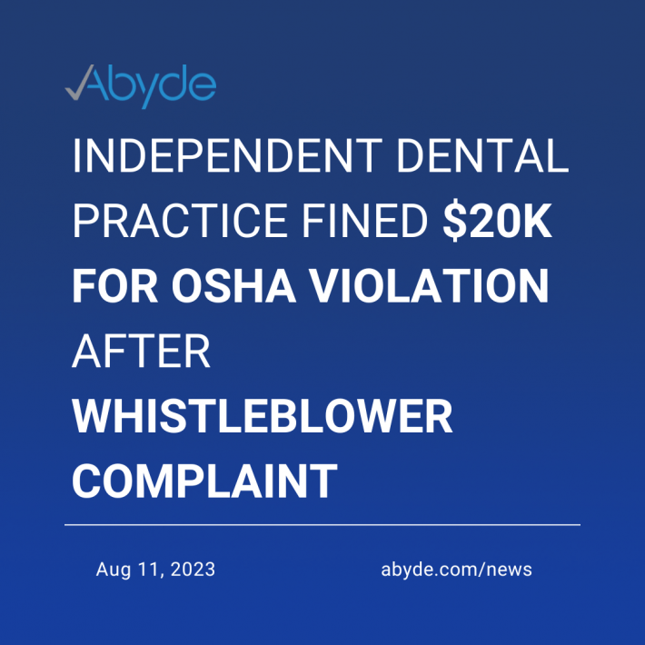 Dental Whistleblower Rights