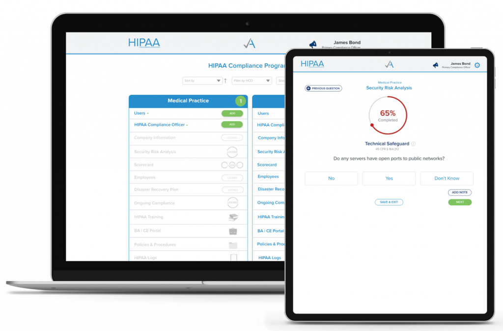 HIPAA for Business Associates Devices