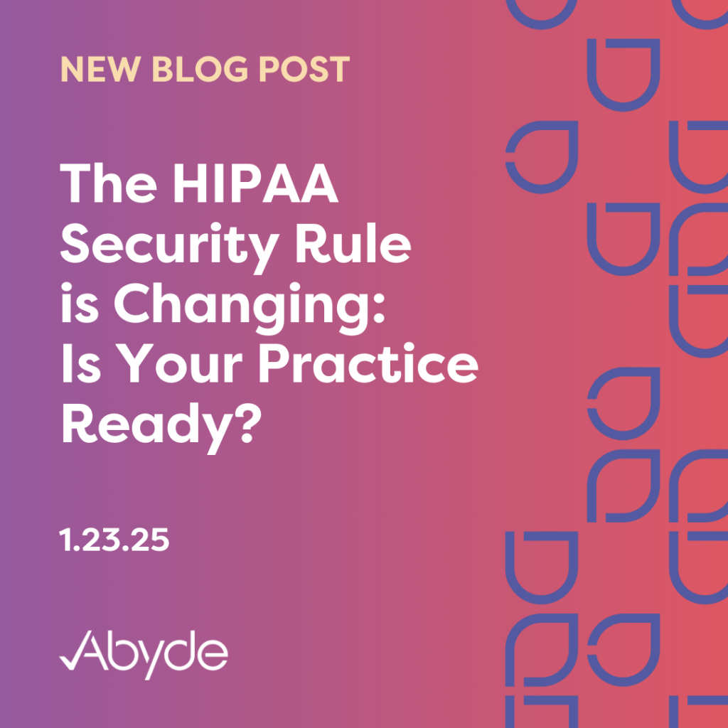 HIPAA Security Rule Updates