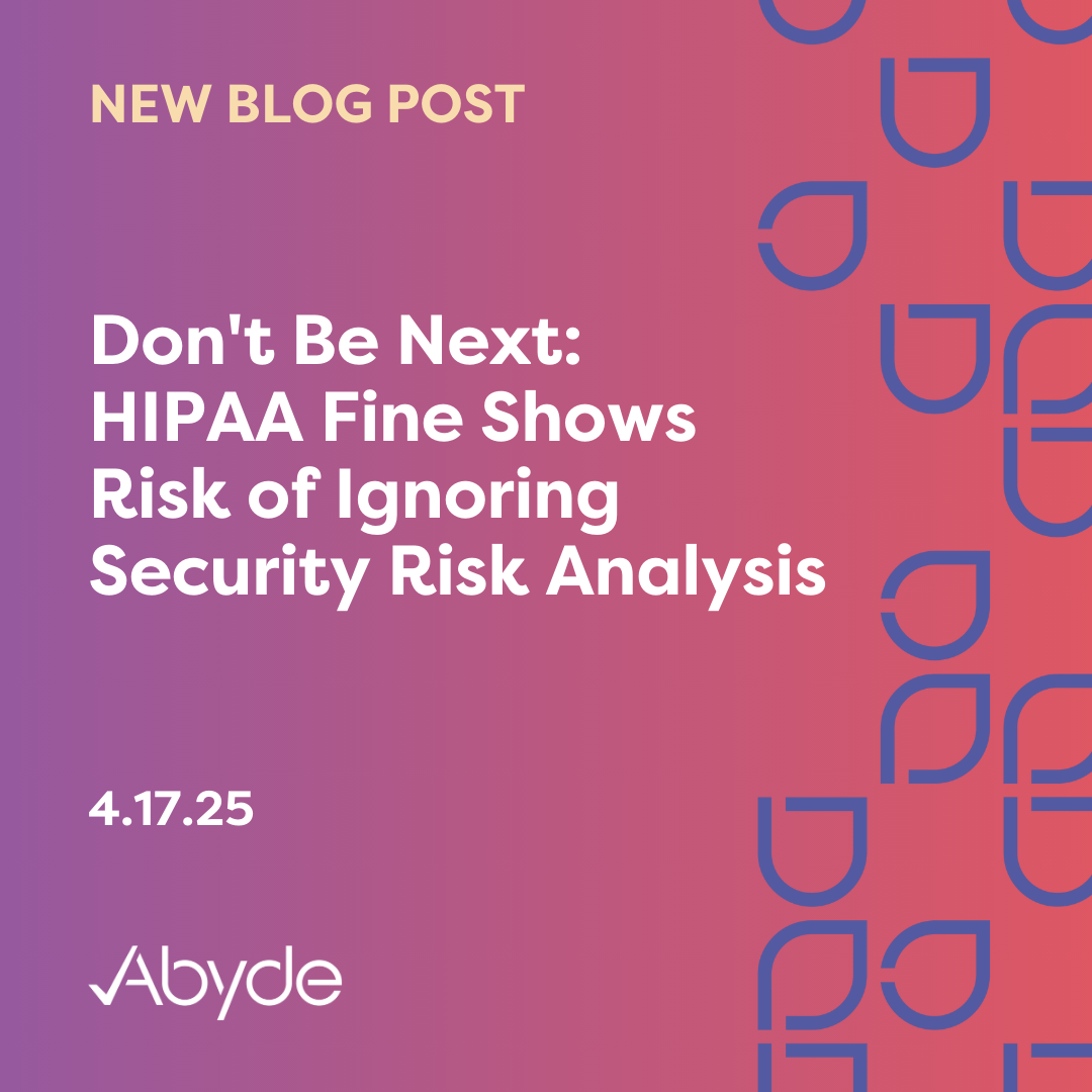 Don’t Be Next: HIPAA Fine Shows Risk of Ignoring Security Risk Analysis