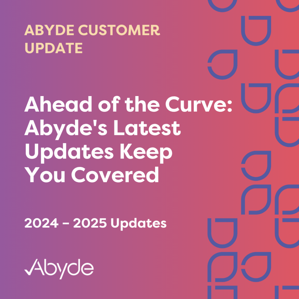 Abyde Updates 2024-2025