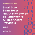 Small Healthcare Practice HIPAA Fine