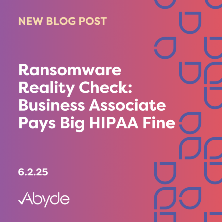 Business Associate Ransomware Fine