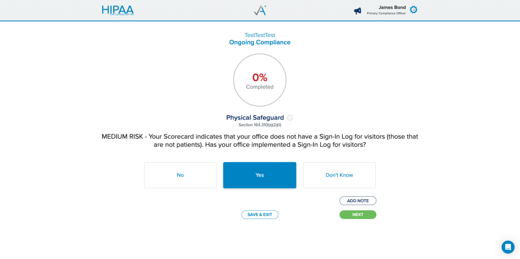 Ongoing Compliance Questions