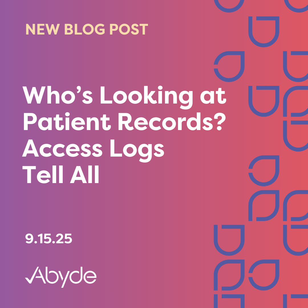 Who’s Looking at Patient Records? Access Logs Tell All